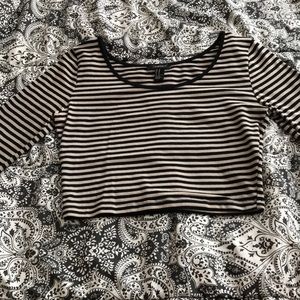 Long sleeve crop top